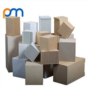 Monolito cerâmico de favo de mel para RTO